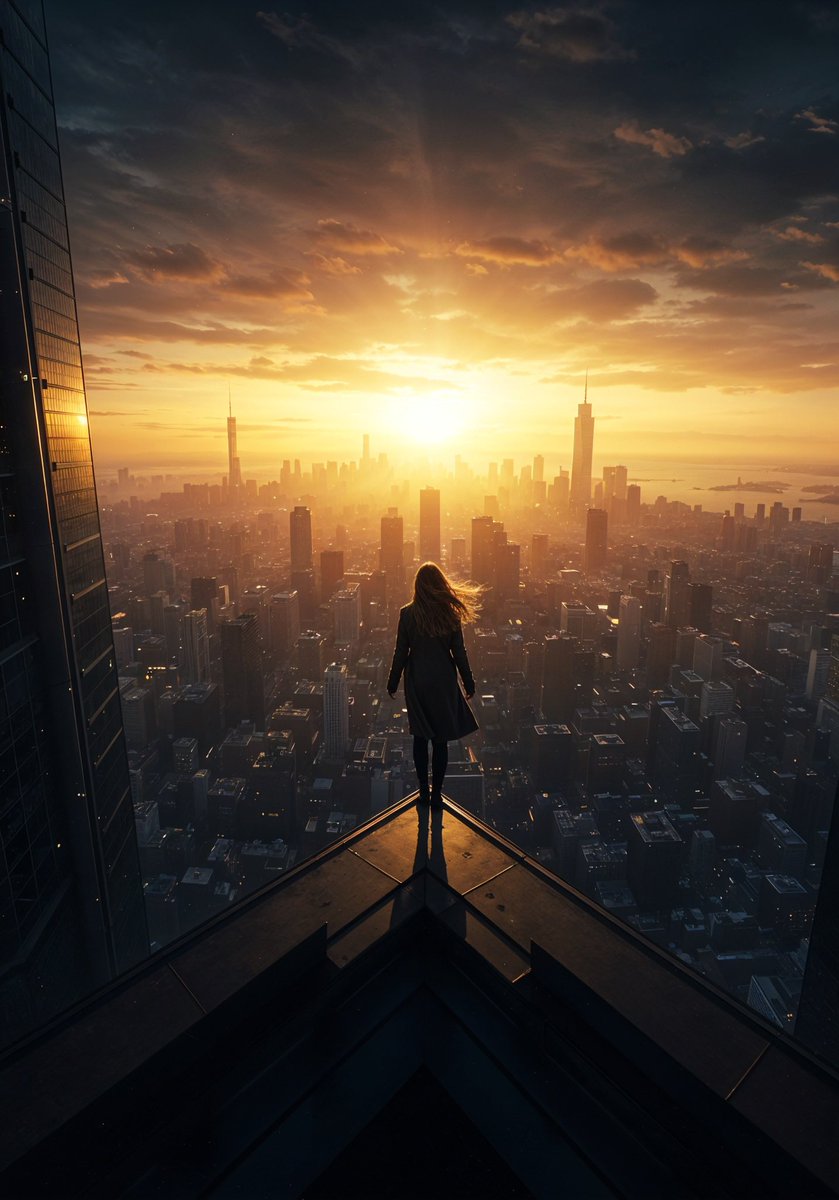 QueenCaffeineAI's tweet photo. I don’t know, I kinda like living life on the edge.
This was made with @freepik
#AIArt #DigitalArt #Cityscape #SunriseView #SkyscraperVibes #DramaticLighting #EpicPerspective #WanderlustArt #QueenCaffeineAI #QueenCaffeine https://t.co/npK4dB9oPm