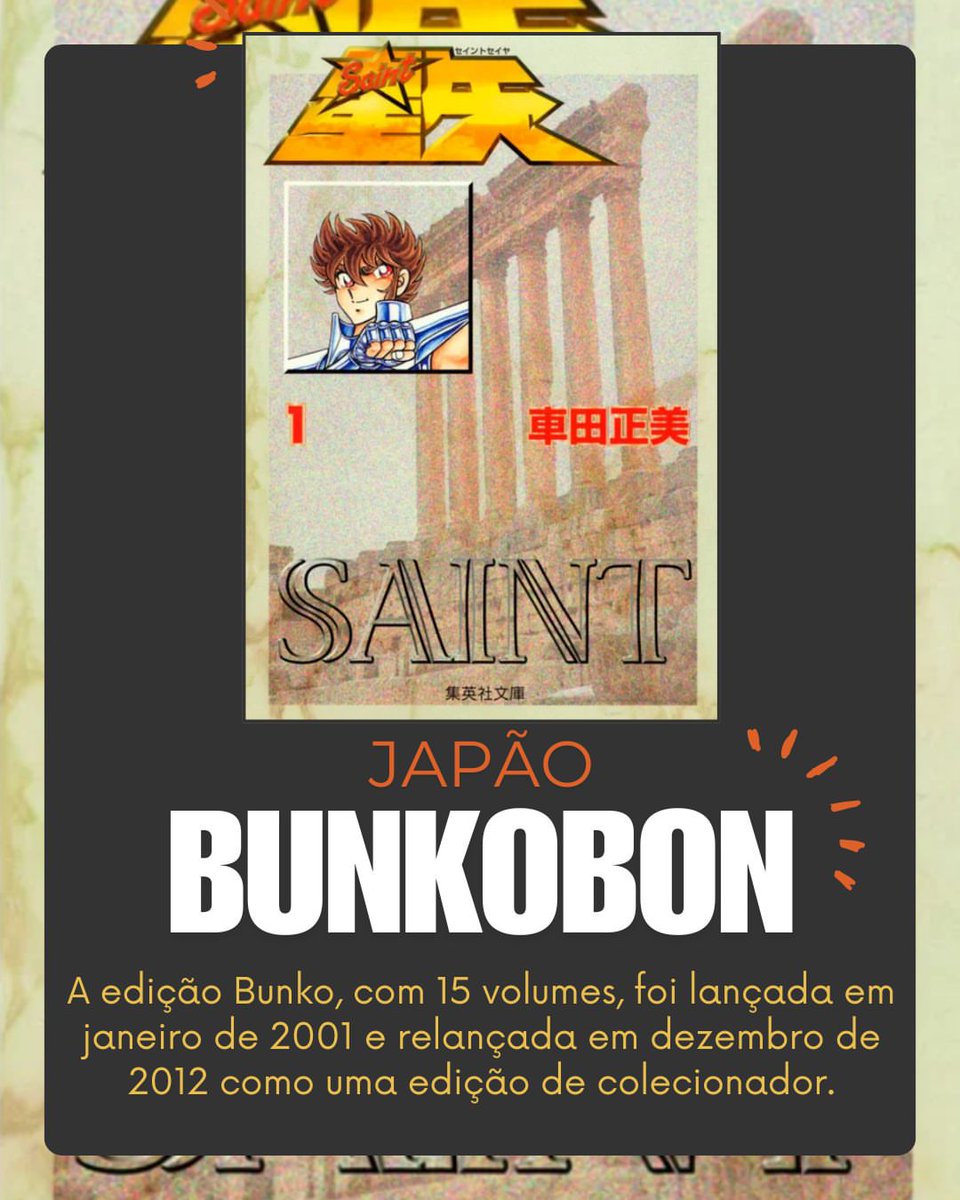MultiSaintSeiya's tweet photo. Desde 1986, Cavaleiros do Zodíaco conquistou o mundo com edições únicas em cada país. Do Japão ao Brasil, França e além, o mangá ganhou formatos, capas e adaptações diversas, refletindo seu impacto global. #SaintSeiya #Manga https://t.co/2D5zK61z7I