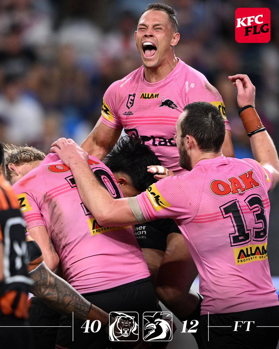 FT. That's us. 🫡

#pantherpride 🐾 #NRLRoostersPanthers