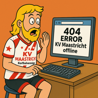 Dit paasweekend geen wedstrijd maar ook geen website... Ai, ai, ai kvmaastricht.nl is offline sinds 13:33. Iets met een ongeluksgetal... Veel plezier met paaseieren zoeken morgen! 😉