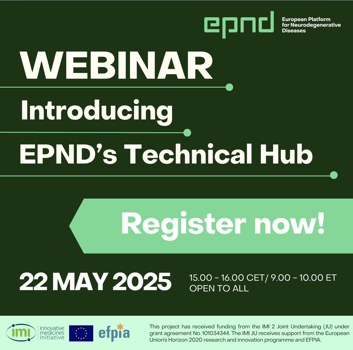 ❗️New Date Announced❗
To ensure as many people as possible can attend, we’ve rescheduled our upcoming EPND public webinar to 22 May, after the spring holidays 🐣 
‼️ Register now ➡️ us02web.zoom.us/meeting/regist…
📖 More info ➡️ epnd.org/news/insights-…