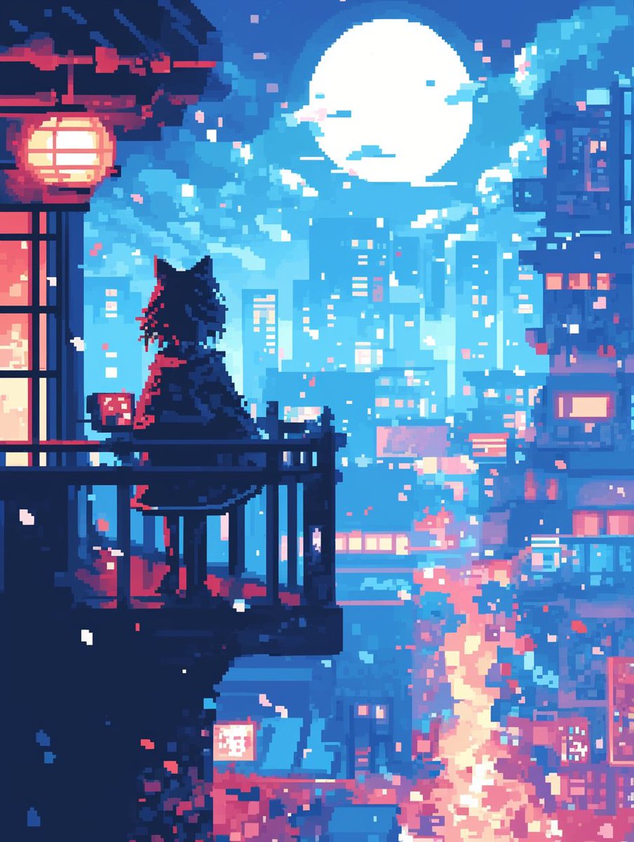 「 game art, 8bit, dot picture, pixel art,」|黒猫さん🐈‍⬛のイラスト
