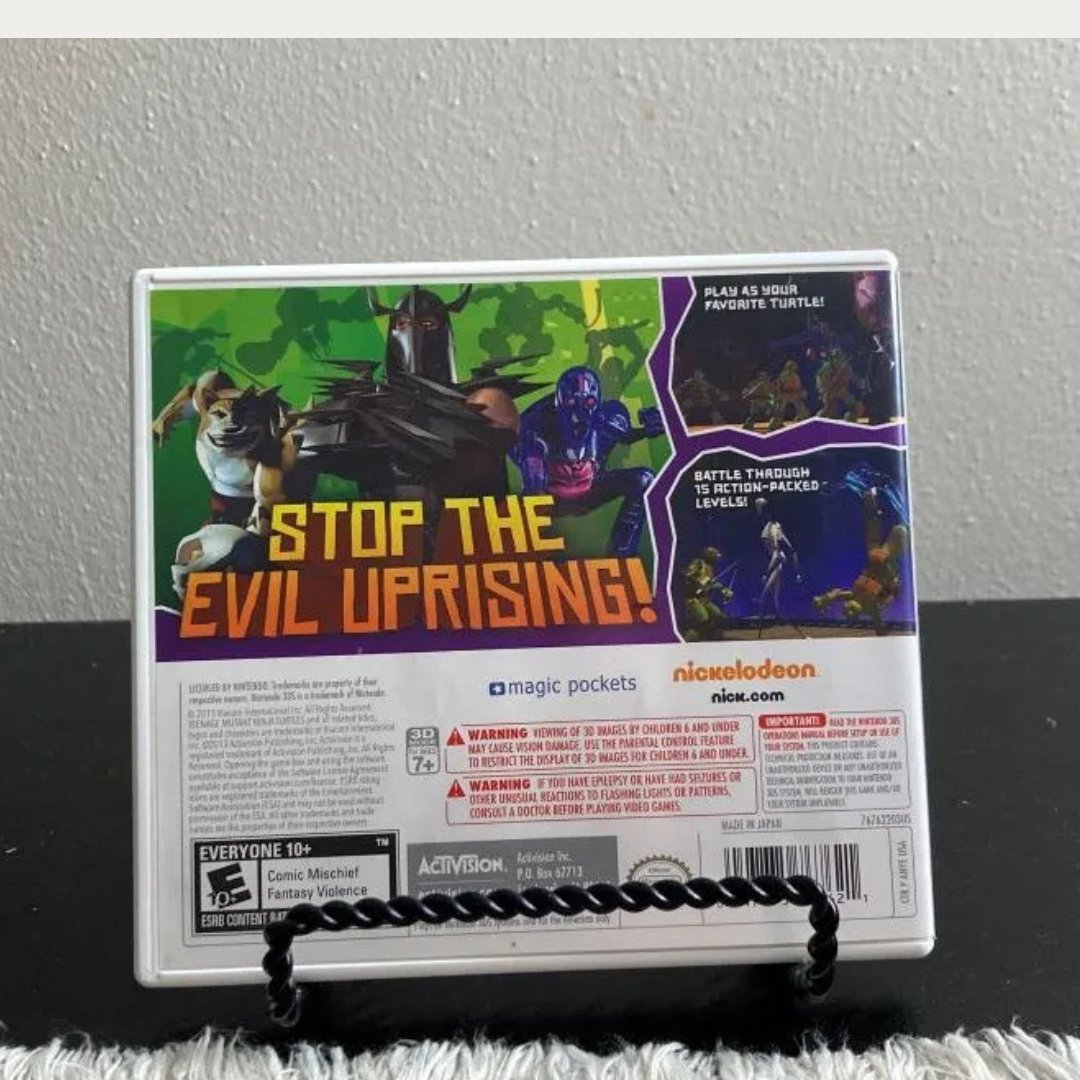 Green__Bay's tweet photo. Teenage Mutant Ninja Turtles TMNT Nintendo 3DS

Buy Now
https://t.co/DOcXwlaYqM

📬 Contact Us:
✉️ greenbayentertainment1@gmail.com
📍 Green Bay Entertainment

We specialize in retro video games, DVDs, Blu-Rays, and sports cards.

#TMNT #TeenageMutantNinjaTurtles #Nintendo3DS https://t.co/Dy5Jhlf7UW