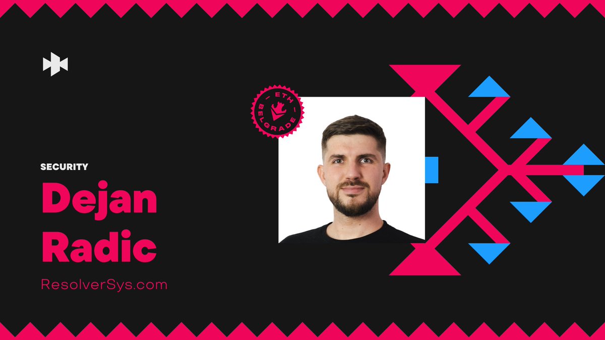 🚨 NEW SPEAKER ANNOUNCEMENT

Stoked to announce that <a href="/dejanradicme/">Dejan Radic</a>, CTO at ResolverSys, is joining our speaker lineup this year.

With over a decade of experience in blockchain, AI, and decentralized finance, Dejan has led multiple DeFi and AI-driven projects as CTO - including