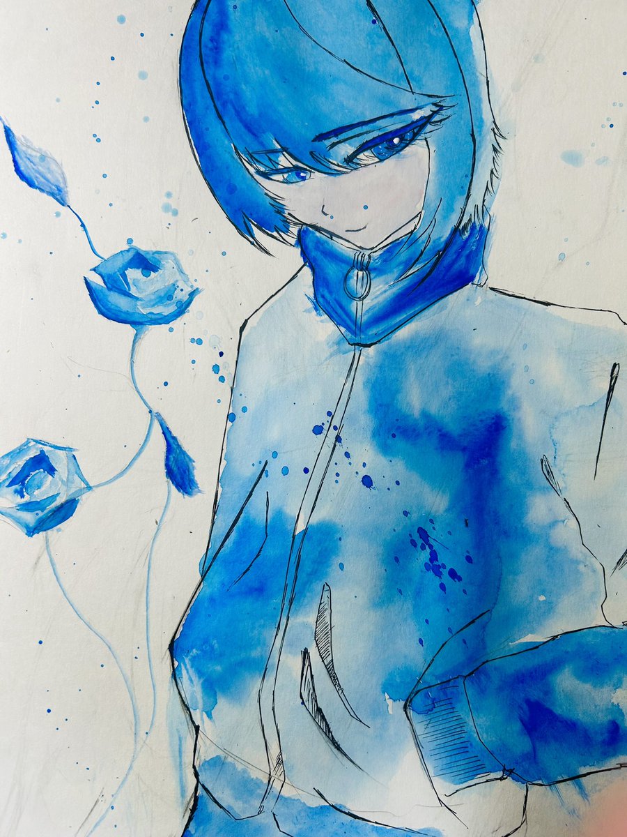 caffeinekure's tweet photo. @mii468656 FF外から参加失礼します。アナログメインで描いているものです　絵に拙いところが多いですが見てくれると幸いです https://t.co/eCJYO2iDcP
