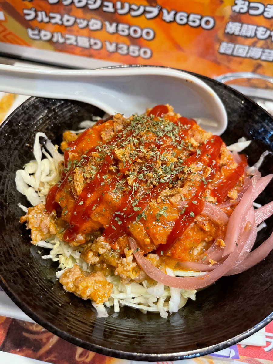 thigashi12's tweet photo. メキシカンタコまぜそば！ https://t.co/wpJfa2qZfw