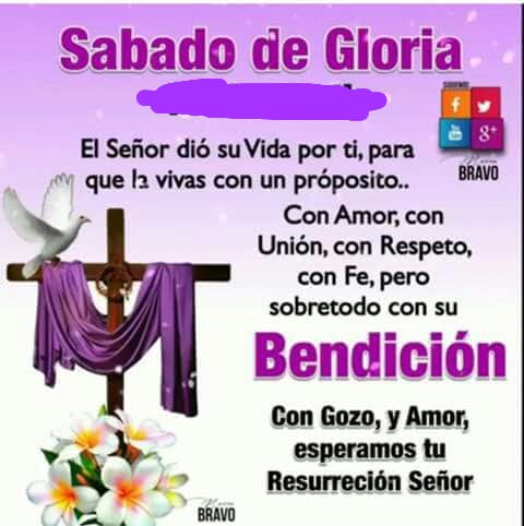 Feliz Sábado de Gloria