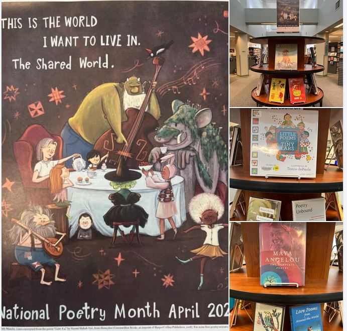 NHillsNews's tweet photo. April is National Poetry Month! Check out our display of poetry books 📚 at the Library!
#ascpl #akronlibrary #nordoniahills #poetrymonth #poetry #nationalpoetrymonth2025 #nationalpoetrymonth #poetrylover #poetryreading via Nordonia Hills Branch Library https://t.co/AkIRsFfCkx