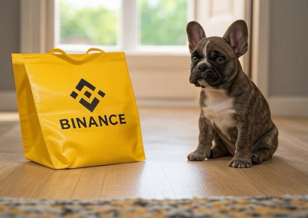 #Binance dog is curious about my gift 🎁