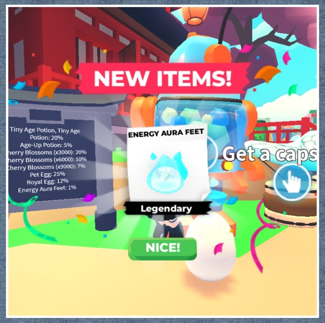Yay 🎉
<a href="/PlayAdoptMe/">Adopt Me!</a> 
Over the moon I got the Energy Aura Feet 🩵
#petwear #adoptme
