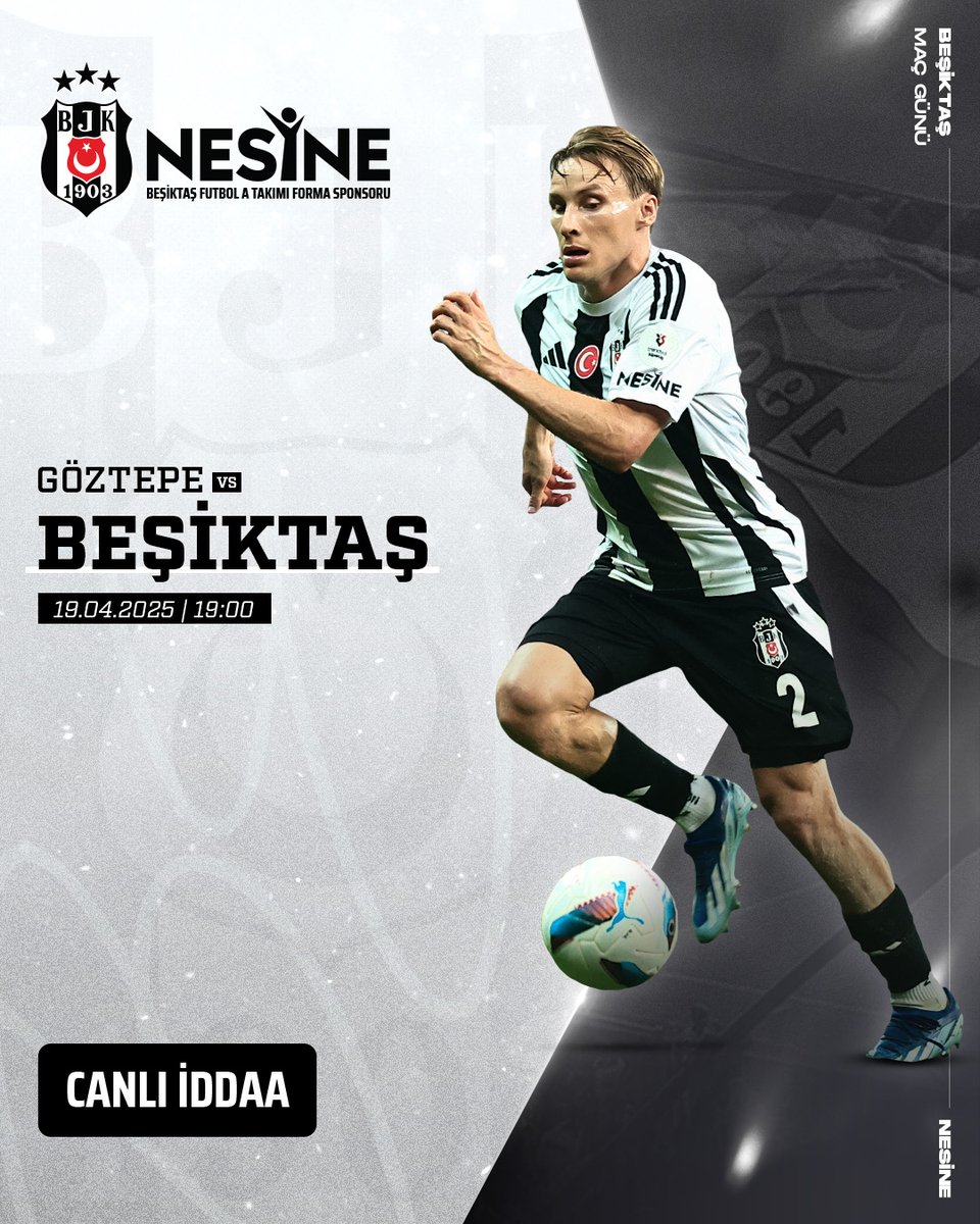 Beşiktaşımız, Göztepe deplasmanında galibiyet için sahaya çıkıyor!

⚽ Karşılaşma CANLI İDDAA seçenekleriyle @nesinecom’da!

📲  Hemen Oyna >> nsn.tc/3EB9or7