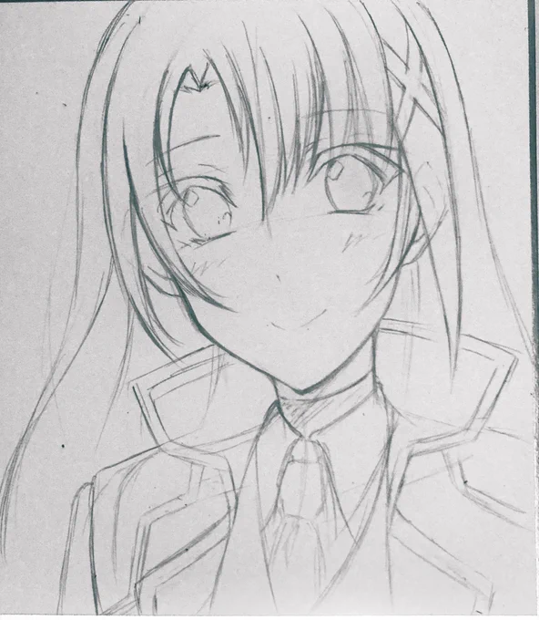 描きたかったEXCEEDSの大人モード
はやてさんのラフ。

自分の絵柄が幼目のキャラ向きだから
やっぱり中々難しい( ˘ω˘ ) 