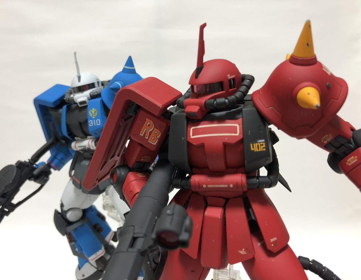 sou_evo's tweet photo. #同じプラモを何体も作るやつは病気
MG ザクver2は、良い物だ！ https://t.co/H7401tKwII