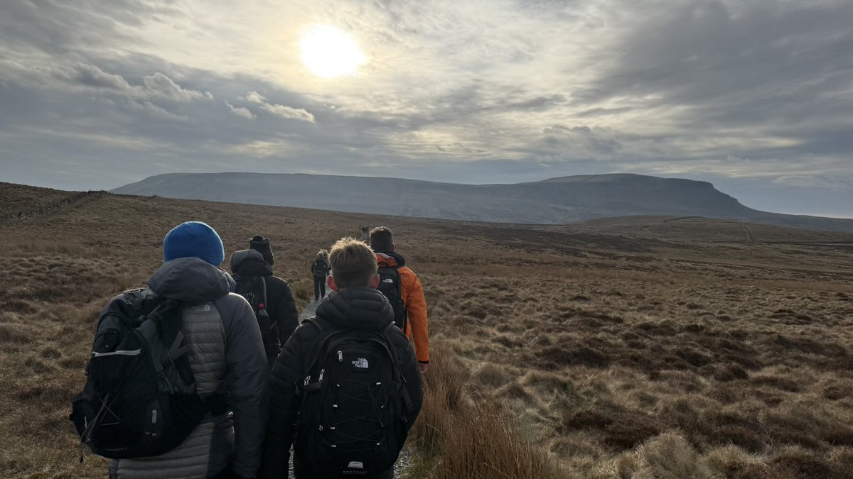 VickyStead's tweet photo. So proud of us!  Memories to last a lifetime.  The best and worst experience ever!  But so glad we’ve done it ✔️ 
We’ve raised over £1k for @BarnsleyHospice which is what it’s all about, thank you so much for supporting us and donating 🧡
#yorkshirethreepeakschallenge https://t.co/1aDPKMwtjH