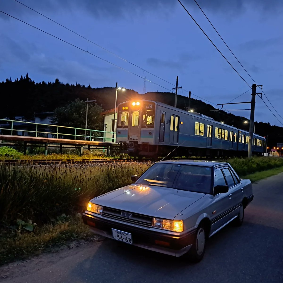 R31スカイラインでドライブ旅行しながら(笑)
#車と鉄道