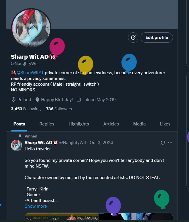 Sharp Wit AD🔞 tweet media