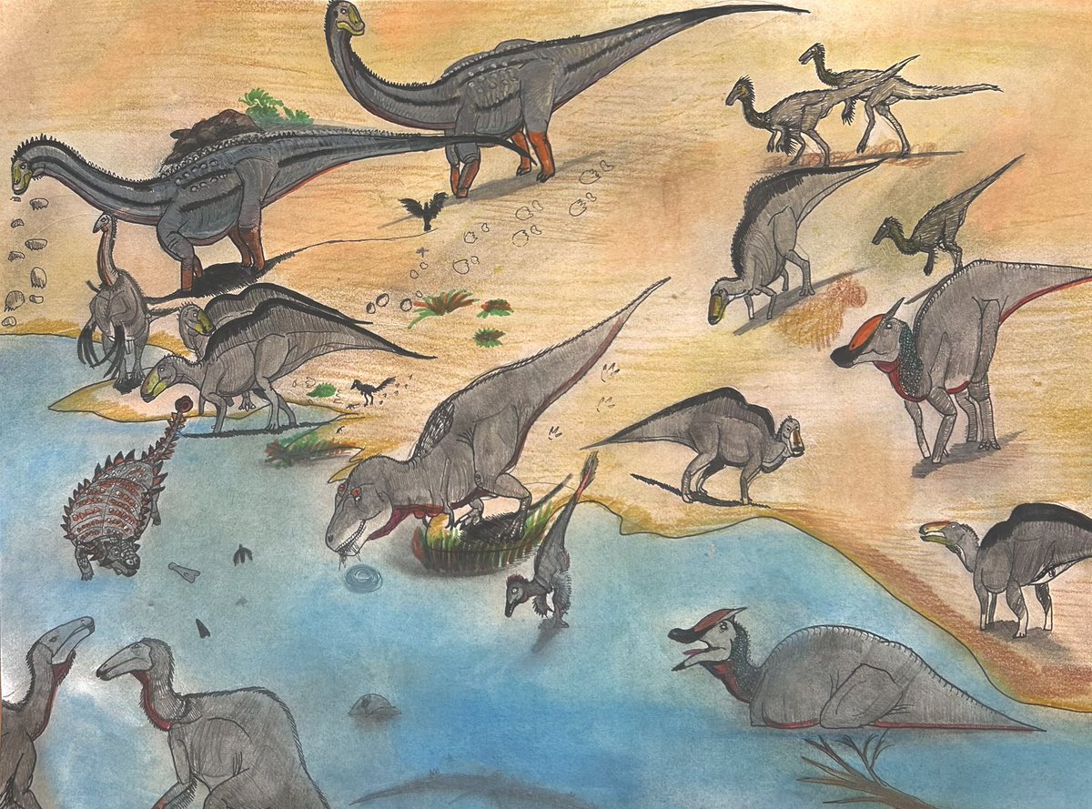 出演古生物） #Zanabazar #Paralligator #Gurilynia #Azhdarchidae