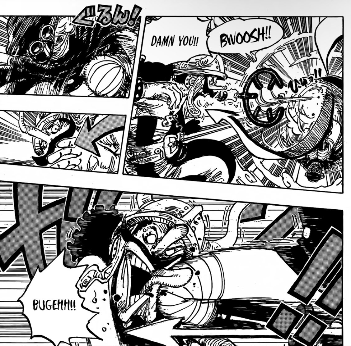 CodySlaps's tweet photo. @wolfganghousen @destructiveyopi @TheWillOfMarco BUT SHE DIDN’T CHANGE ITS COURSE. It’s still pointing straight at Usopp. Gunko created new arrows to deal with Colon, Brook, Jinbei, and Nami, but the original arrow never stopped pointing at Usopp and she still hit him. https://t.co/bMQiQEvMug