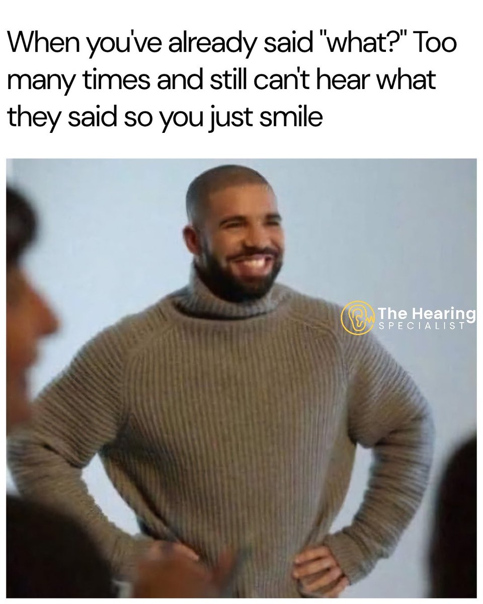 hearing_spec's tweet photo. If you can relate, then it might be time to book a #HearingTest.

Book Today 👂🏻 🙉 
Call 0208 150 7178 
WhatsApp 07496 827708 

Our sale is now on!
£10 off #EarWaxRemoval 
£200 off #HearingAids.

(MUST END 30TH APRIL 2025)

#SpringSale #HearingMeme #Drake #BookToday https://t.co/J3wlinn4s5