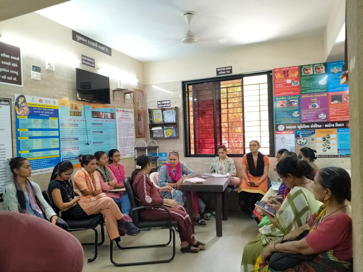 dsbccAmc's tweet photo. Today, all UPHCs under AMCHD focused on key health programs, including Hypertension, Diabetes, Immunization, and a detailed briefing on Kilkari &amp; RBSK through state-level SATCOM.EmpoweringASHAsfor better community health!
#ASHA #HealthPrograms #AMCHD #Kilkari #RBSK #PublicHealth https://t.co/thNeXckBvN