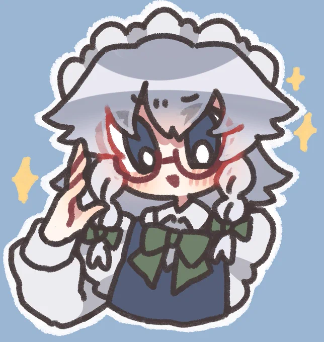 めがね!#東方project #十六夜咲夜 