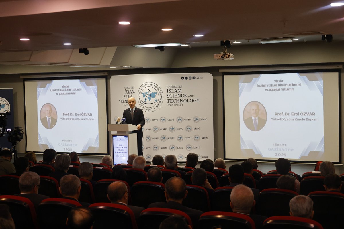 tidkonsey's tweet photo. Yükseköğretim Kurulu Başkanımız Prof. Dr. Erol ÖZVAR’ın katılımı ile 17 Nisan 2025 tarihinde Gaziantep İslam Bilim ve Teknoloji Üniversitesi’nin ev sahipliğinde, 29. İlahiyat ve İslami İlimler Fakülteleri Dekanlar Toplantısını Gerçekleştirdik. 
https://t.co/AaUGKxKzct https://t.co/eXsmNoWfhp