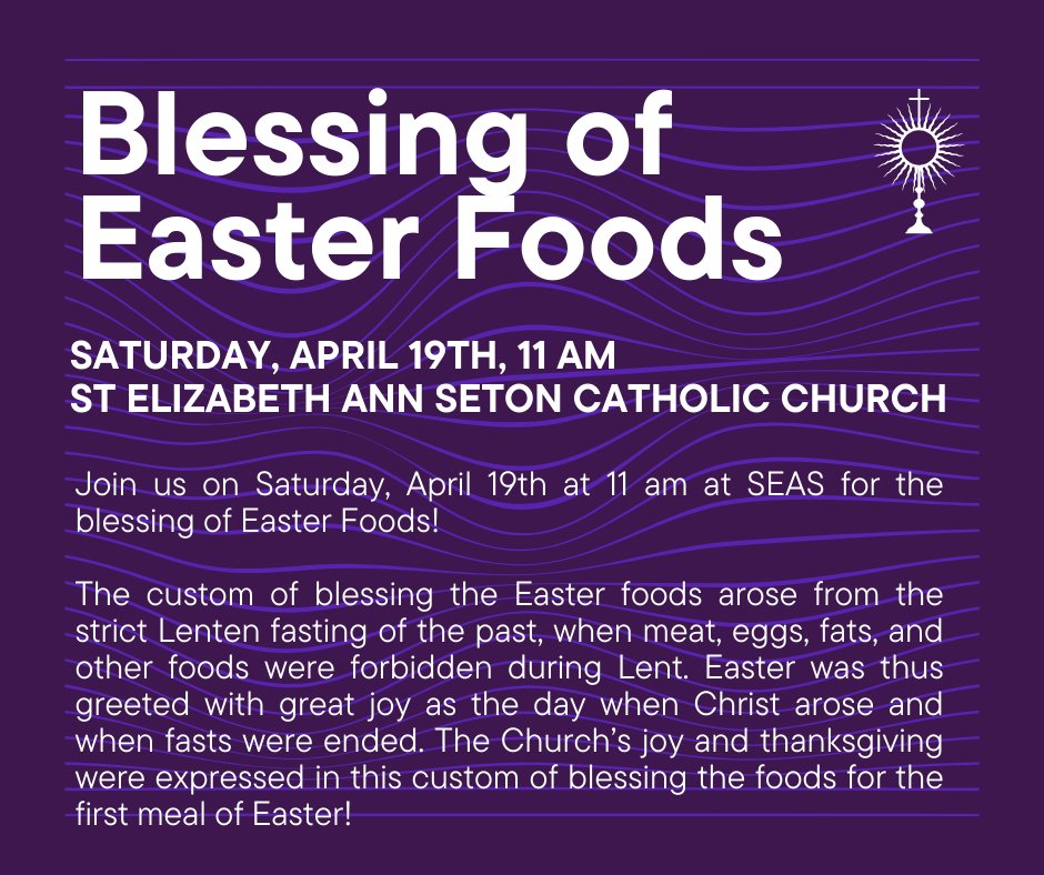 MotherSetonPC's tweet photo. Today at Mother Seton at 11 am! https://t.co/yZSPKzS3Cy