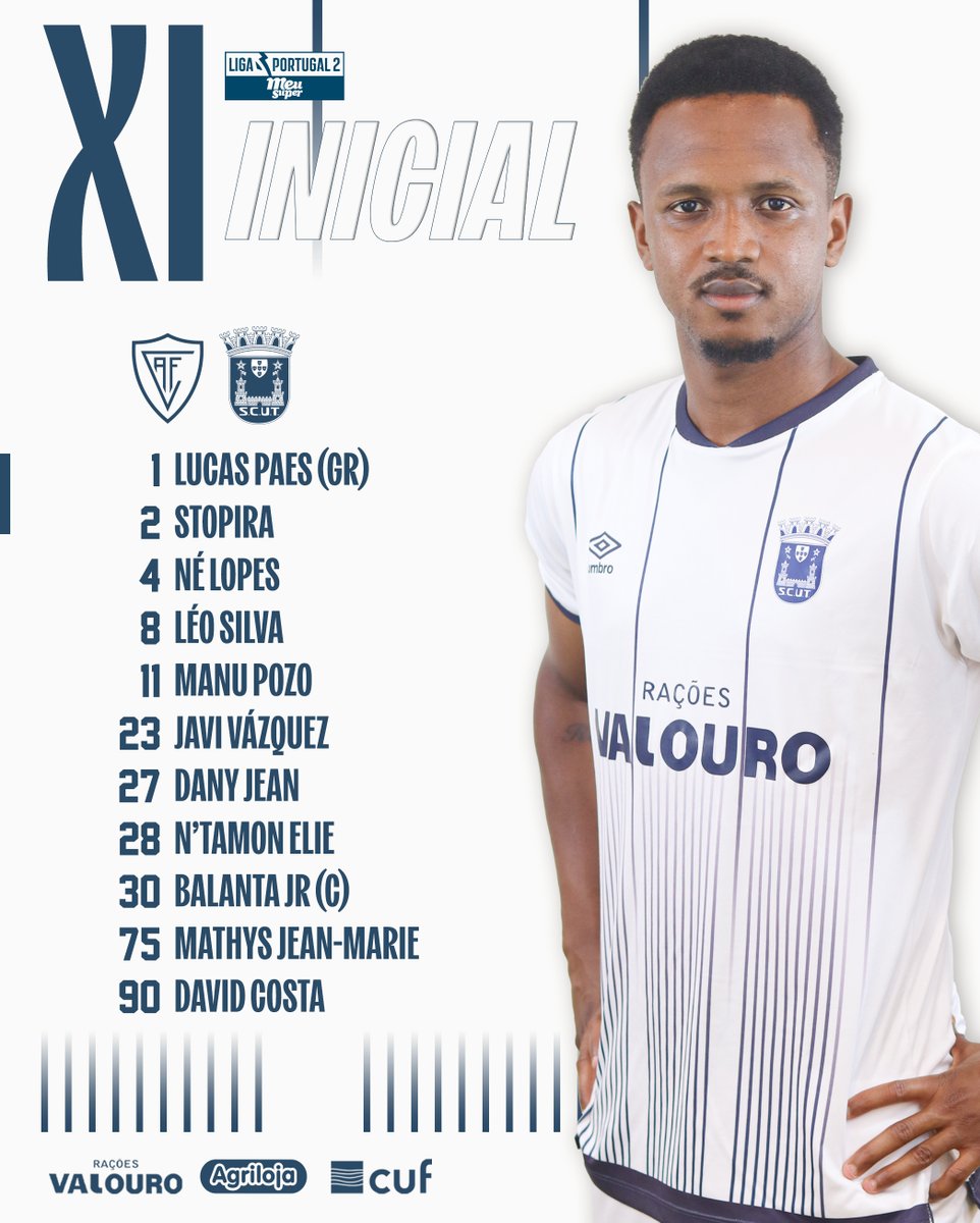 scu_torreense's tweet photo. #ACVSCUT | ๐ต๐ด ๐๐๐๐๐๐๐๐ ๐๐ ๐
โ๏ธ O nosso onze inicial estรก definido para o duelo frente ao AC Viseu!
๐๐ง๐ข๐๐จ๐ฌ ๐๐ฆ ๐๐๐๐ ๐ฉ๐๐ฌ๐ฌ๐จ. ๐๐ญ๐ฬ ๐๐จ ๐๐ข๐ฆ!โก
#SouTorreense #OrgulhoDoOeste #LigaPortugalMeuSuper https://t.co/yqrmw7hzZn