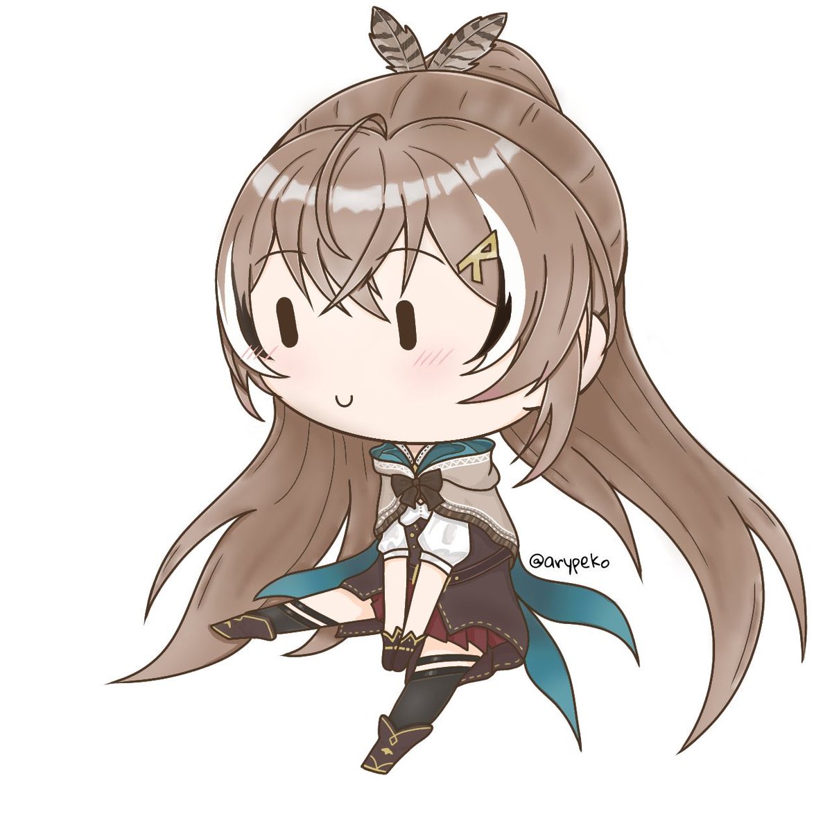 arypeko's tweet photo. 🤎
#drawMEI

Day 3 of creating digital art to make Mumei like my art/post before she graduates🥺 (repost artwork) https://t.co/TFb6DuRZBc