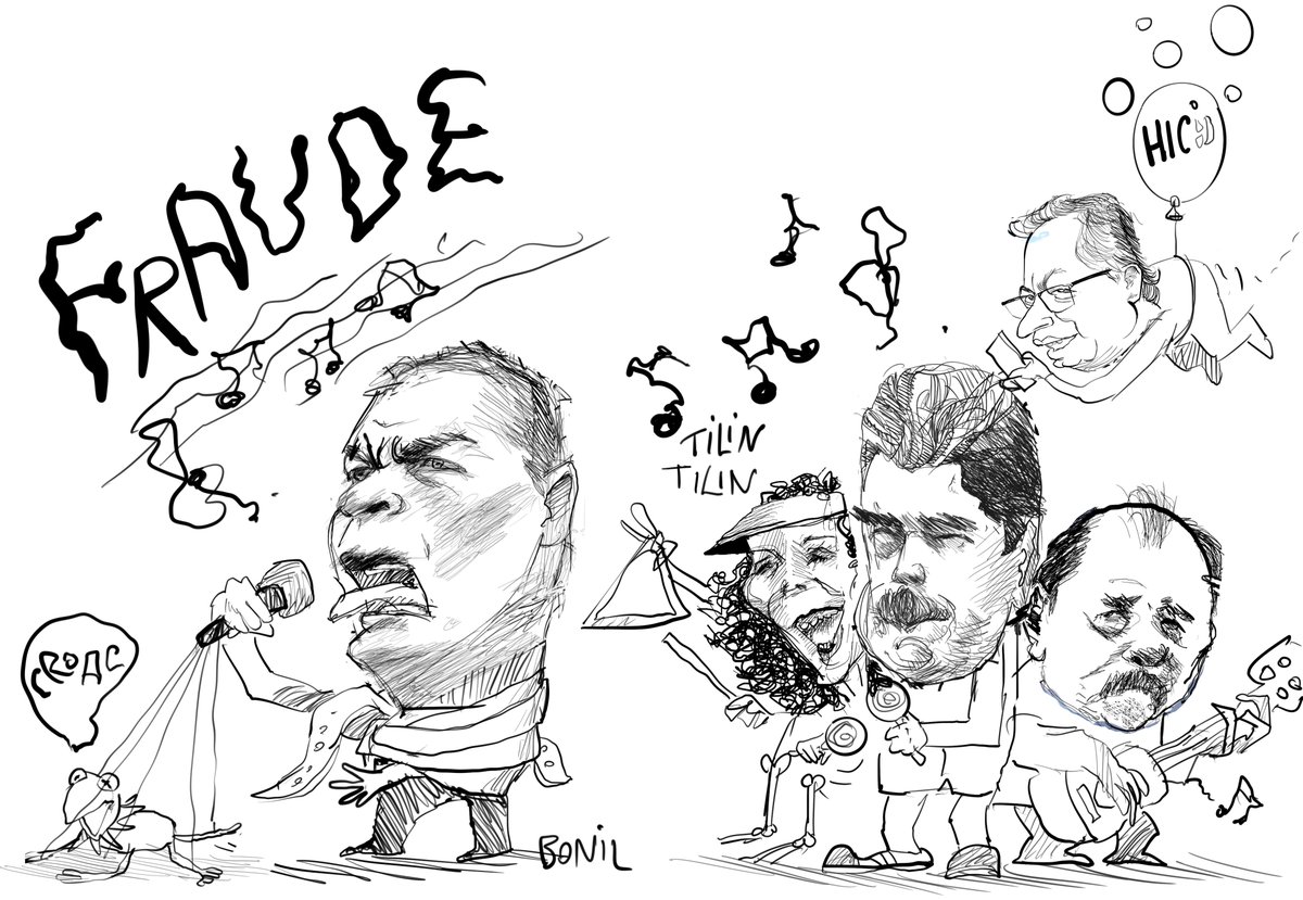 Les compartimos la #ColumnaDeBonil de este 19 de abril.

#caricatura #Bonil #opinión