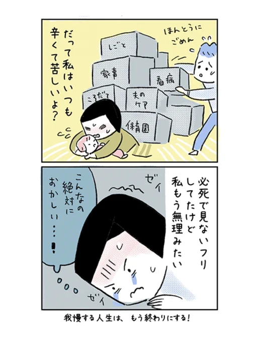 【なんのために頑張っているの?】(0/4)

社畜夫の優先順位は、他人(仕事先の人)。
私たちはいったいなに?
家族なのに、優先順位が低いなんて・・・😭 