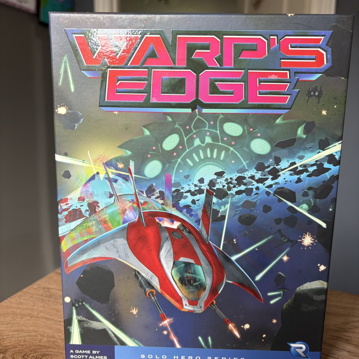BoardAdd's tweet photo. Saturday morning solo gaming with my first plays of ‘Warps Edge’ @renegadegames.bsky.social 

Absolute gem!

#Saturday #SaturdayMorning #SaturdaySolo #Easter #BoardGames https://t.co/wlt5sBGXQb