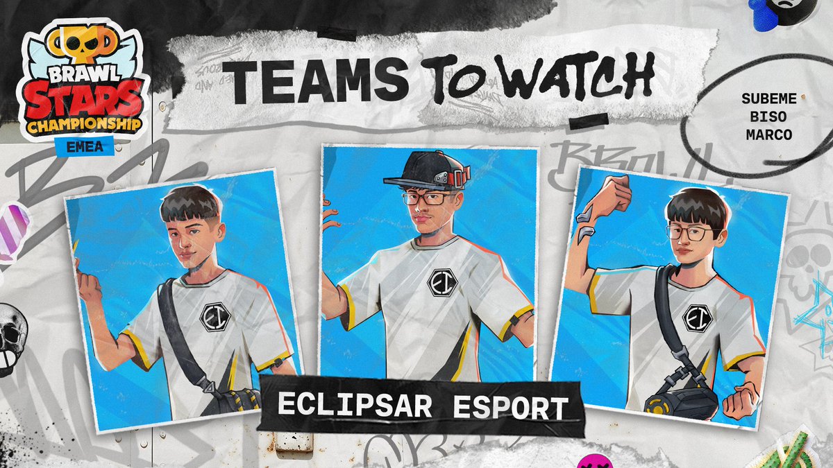Who better to keep an eye on for the EMEA Team To Watch than the March winners, <a href="/EclipsarEsport/">Eclip’Esport® « Eclipsar Industries »</a> 👀

See if they make it to #BrawlCup 📺
Sunday, 12pm UTC

event.brawlstars.com 🔗
#BSC25