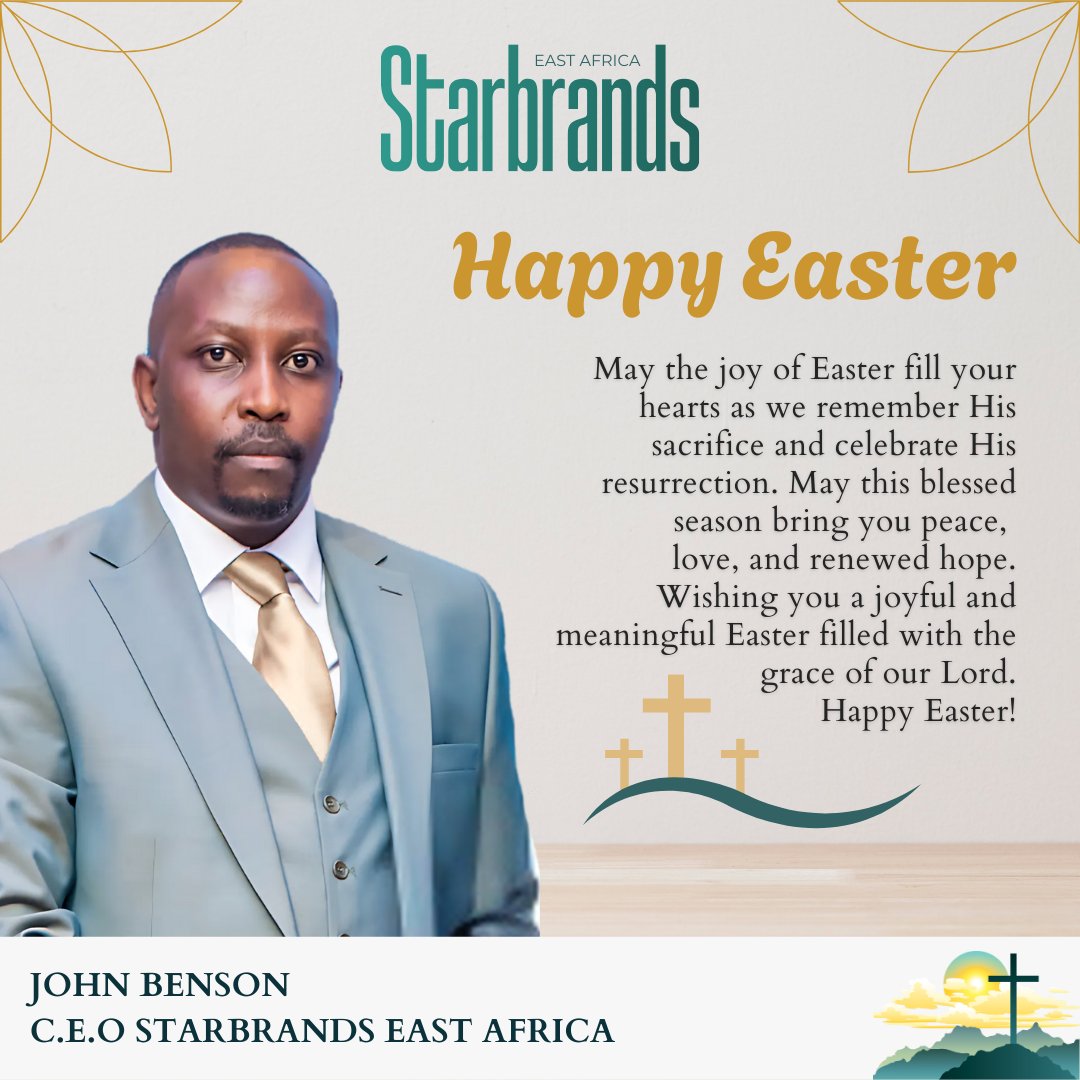 Happy Easter from the team at Starbrands Awards Ltd! Wishing you a day filled with joy and connection. 🐰💐 #Easter #HappyEaster #StarbrandsAwards
#Easter2025 #HolyWeek #Starbrands