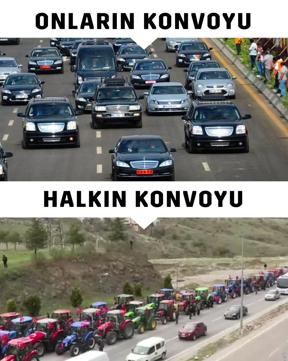 Audilere, Mercedeslere karşı traktörler.