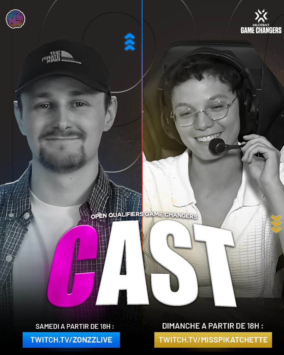 Retrouvez <a href="/zonzzlive/">zonzzlive</a> dès ce soir 18h pour le cast de nos joueuses GC aux Open Qualifiers GC !

Demain 18h vous retrouverez cette fois ci <a href="/MissPikatchette/">Miss Pikatchette</a> qui suivra les joueuses pour le deuxième jour !

twitch.tv/zonzzlive

twitch.tv/misspikatchette

#LetYourMark 🖌️