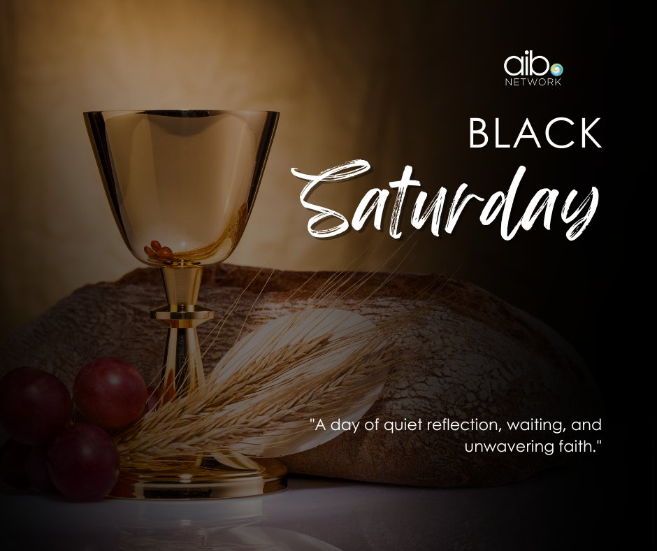 Black Saturday is a time of quiet reflection and solemn remembrance. May this day offer peace, hope, and renewal to those who observe. ✨🙏

#HolySaturday  #HolyWeek #AIBNetwork #watchAIBTV