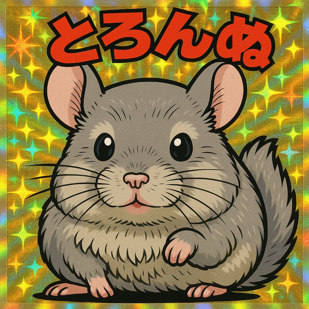 tororo_chilla's tweet photo. 今流行りのビックリマンシール風とろちゃん ₍ᐢ ɞ̴̶̷.̮ɞ̴̶̷ ᐢ₎ https://t.co/RKw5yQD8RA