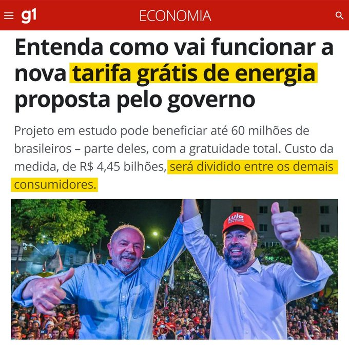 0C0RV0's tweet photo. Não existe nada mais caro do que aquilo que o governo te oferece de graça https://t.co/OLZrKgO43E