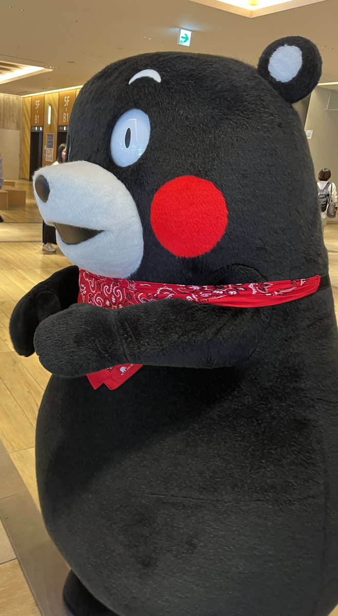 55_kumamon くまモン、おやくま〜🌟 自分は公私ともに辛いことが多