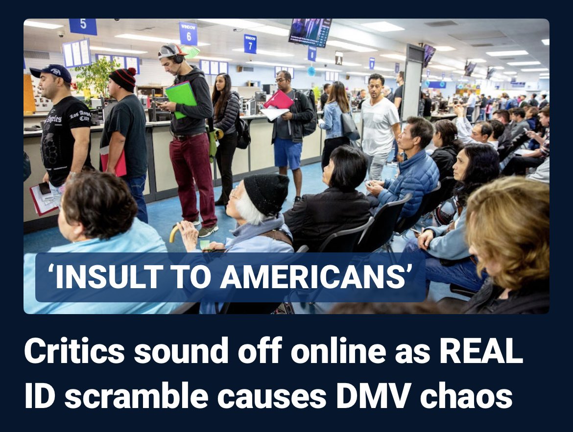 Scramble? I fly 25 - 35 times a year and I’ve been reminded on every flight for the past two years that I needed to get my Real ID. And when I finally did last month, it was easy. I just had to prove that I am a citizen…which I was happy to do.