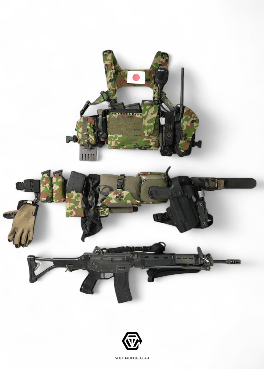 TACTICAL Rig VOLK SET　陸自迷彩 GEAR　Rufus