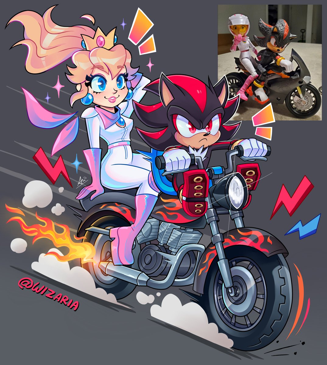 ピーチ姫 「I will protect you princess!#ShadowTheHe」|🌟Wizaria