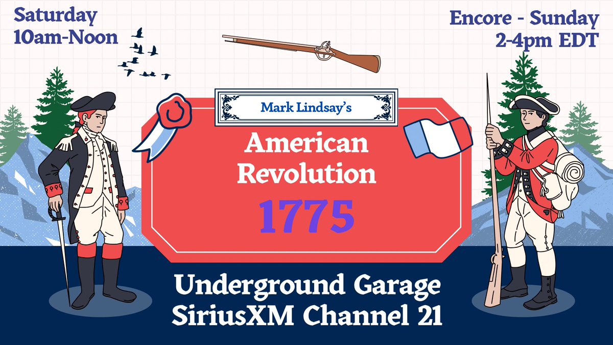 Today “the shot heard ‘round the world” marked the beginning of the American Revolution. And since it all started in Massachusetts, we’re featuring songs connected to that state on today’s Mark Lindsay’s American Revolution Radio Show. Special thanks to my producer Sammy Semenza