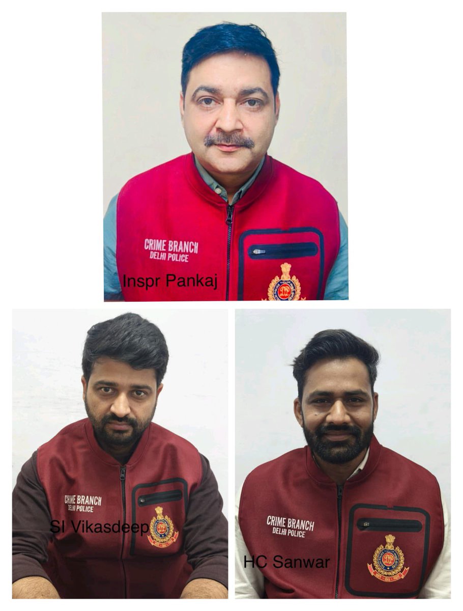 CrimeBranchDP's tweet photo. 🚨 RELENTLESS IN THE FIGHT AGAINST DRUGS 🚨
‘Operation Clean Sweep’ carried out by ANTF – Crime Branch, Delhi

Under the unwavering Zero Tolerance policy against narcotics, ANTF, Crime Branch, Delhi has struck a massive blow to organized drug crime with Operation Clean Sweep!

🔥 Major Highlights 🔥
•👮‍♂️ 10 accused arrested in a high-intensity crackdown
•💉 1667 grams of superfine quality heroin seized
•⚗️ 130 grams of a suspected chemical substance recovered
•🌐 Cartel operating across Punjab, J&K, Mewat, and Delhi/NCR
•🏠 5 properties worth ₹10 Crore identified for financial probe

This is a major victory in the mission to keep our streets drug-free!

Big Kudos to the Bravehearts:
⭐ Insp. Pankaj
⭐ ACP Anil Sharma
⭐ DCP Ms. Apoorva Gupta

Delhi Police stands firm—No Drugs 

🚨 नशे के खिलाफ अडिग जंग 🚨
ऑपरेशन क्लीन स्वीप | ANTF – अपराध शाखा, दिल्ली द्वारा

नशे के खिलाफ जीरो टॉलरेंस की कड़ी नीति के तहत, ANTF (अपराध शाखा, दिल्ली) ने ऑपरेशन क्लीन स्वीप के जरिए संगठित ड्रग माफिया पर बड़ा वार किया है!

🔥 मुख्य उपलब्धियाँ 🔥
•👮‍♂️ उच्च-तीव्रता वाली कार्रवाई में 10 आरोपी गिरफ्तार
•💉 1667 ग्राम उच्च गुणवत्ता की हेरोइन बरामद
•⚗️ 130 ग्राम संदिग्ध रासायनिक पदार्थ जब्त
•🌐 पंजाब, जम्मू-कश्मीर, मेवात और दिल्ली/NCR में फैला ड्रग नेटवर्क
•🏠 ₹10 करोड़ की 5 संपत्तियाँ आर्थिक जांच के दायरे में

यह अभियान हमारे समाज को नशा मुक्त बनाने की दिशा में एक बड़ी सफलता है।

सैल्यूट इन जाँबाज़ अफसरों को:
⭐ निरीक्षक पंकज
⭐ सहायक आयुक्त पुलिस अनिल शर्मा
⭐ पुलिस उपायुक्त श्रीमती अपूर्वा गुप्ता

दिल्ली पुलिस का संकल्प—ना नशा, ना रियायत।

#ZeroTolerance #DrugFreeIndia #OperationCleanSweep #DelhiPolice #नशामुक्तभारत

https://t.co/PegvjvLcv6

@LtGovDelhi 
@narcoticsbureau 
@DelhiPolice