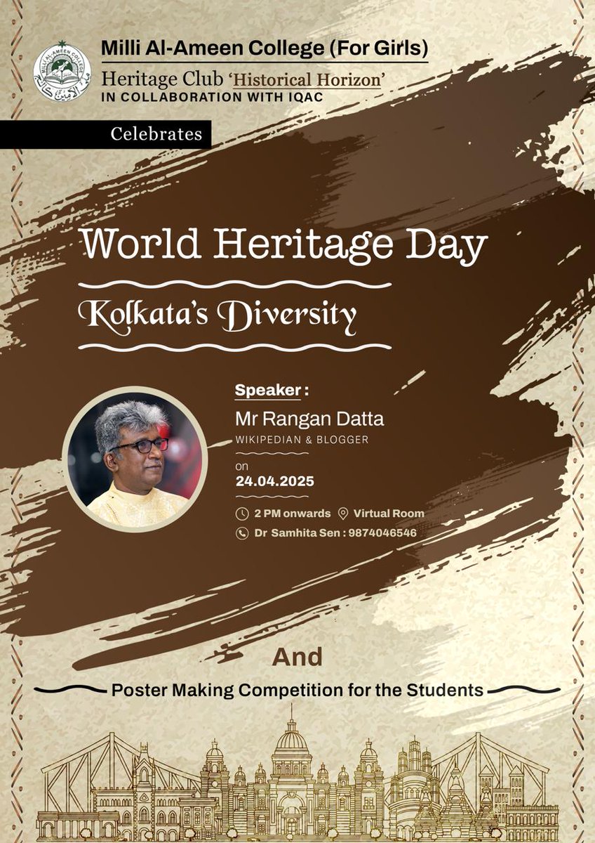 Excited to host <a href="/rangan_datta/">Rangan Datta</a> in our college.