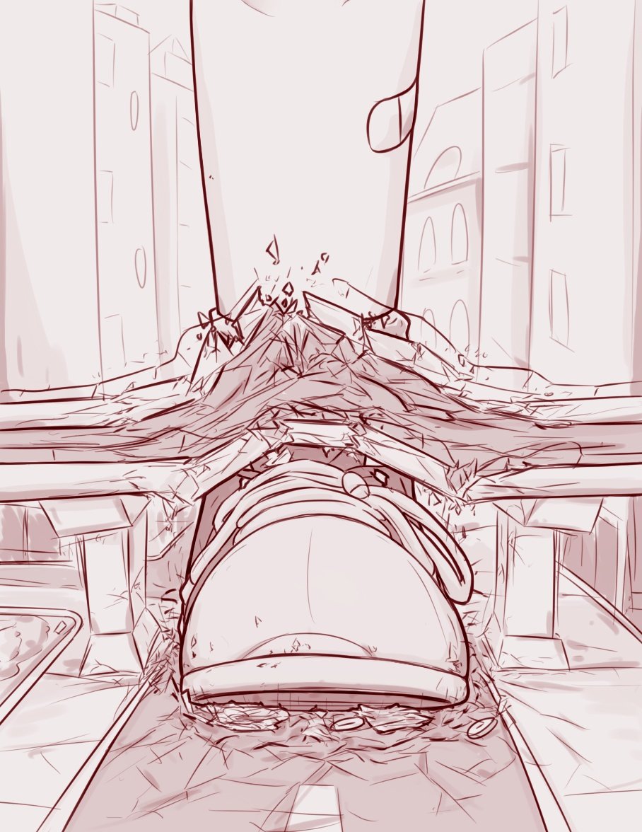 "Lift your toes up"
Don't do that if there's anything above.