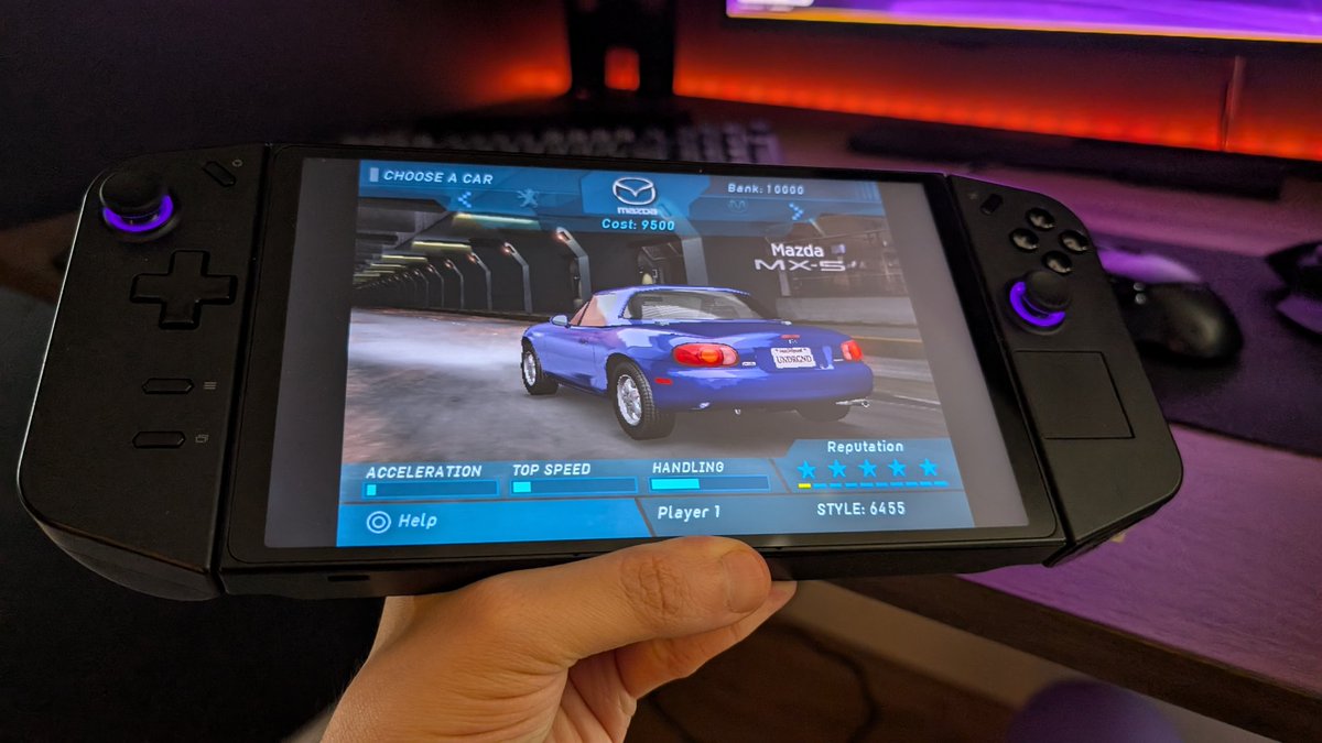 Czujny's tweet image. Mazda MX-5 czy Honda Civic? #Retrodeck #SteamOS