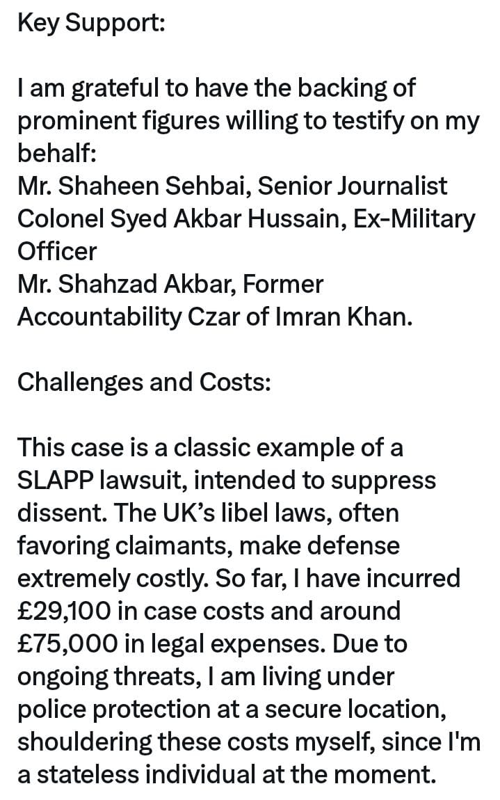 Meerub__Ali's tweet photo. عادل راجہ نے کیس پر کوئی خرچ نہیں کیا، وکیل نے فری کام کیا، صرف £23,000 جرمانہ ادا کیا، وہ بھی کیس ہارنے کے بعد۔ پہلے ہی عوام سے £65,000 جمع کر چکا، اب پھر چندہ مانگنے رہا ہے۔ #Alert #JustIn  #AdilRaja https://t.co/TqEvCepFXy