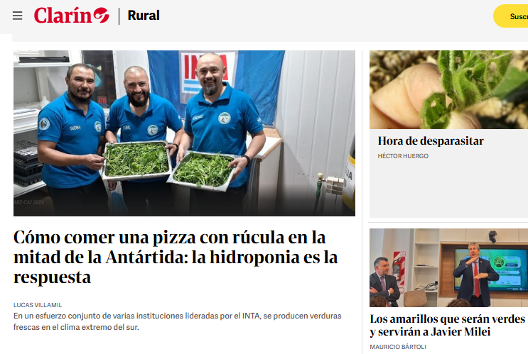 Bartolim's tweet photo. 🏆#Suplementazo de Semana Santa 🥚🐰
🥬Rúcula en pleno polo sur, por @LucardoVilla
👉Hora de desparasitar, por @hhdospierre
🍞Mi análisis: Los amarillos que servirán a @JMilei
Y mucho más en @clarinrural
Link: https://t.co/jzDNCyj2My https://t.co/oh77V72xcN